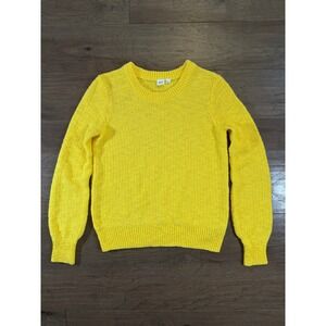 GAP Yellow Crew Neck Sweater